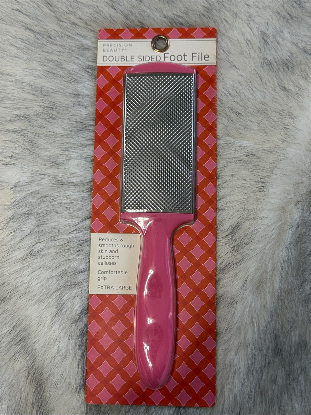 Precision Beauty Pink Double-Sided Foot File